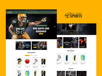 Sports Zone – Equipment Club – eCommerce Responsive Theme opencart prestashop responsive shopify templatetrip website woocommerce wordpress