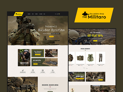 Military – Armed Force Equipment – eCommerce Responsive Theme army ecommerce opencart prestashop responsive shopify templatetrip weapon woocommerce wordpress