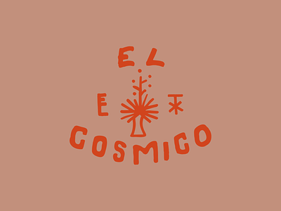 El Cosmico Branding bespoke design illustration illustrator lettering logo merch texas vector western