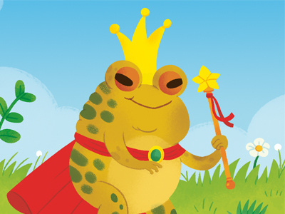 King Renato characters digital educational illustration photoshop