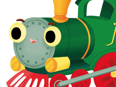 Loco Locomotive book characters children design illustration photoshop puzzle puzzle game