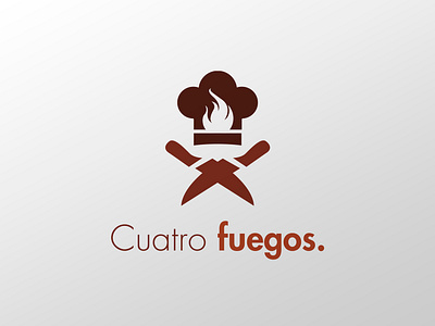 Cuatro Fuegos art brand branding clean design flat graphic design icon identity illustration illustrator logo minimal sketch type typography ui ux vector