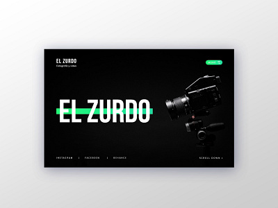 El Zurdo - Slider app art brand branding clean design flat graphic design identity illustration logo minimal ui ux vector web web design webdesign website website design