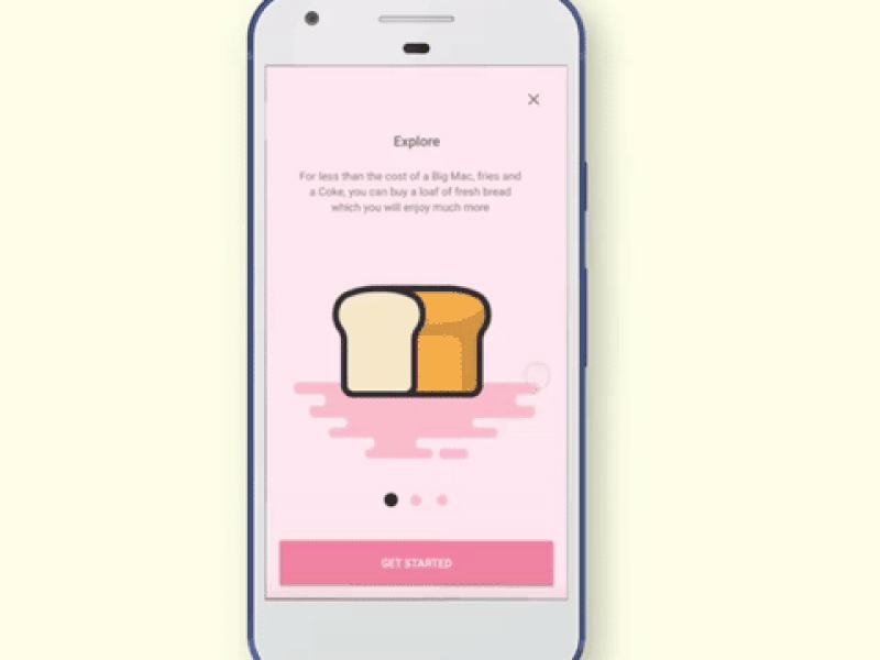 Onboarding Food App