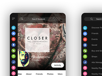 Facebook Mobile Ui Redesign
