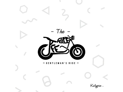 The Cafe Racer Typography concept designer illustration logo typography word designs