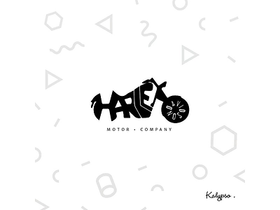 Harley Typography concept designer illustration logo typography word designs