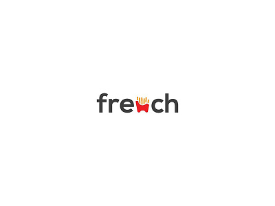 French fries - minimal designs kalypsodesigns logo minimal