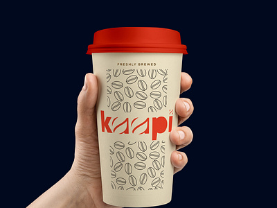 Cup Design - Kaapi Coffee branding brand and identity coffee coffee beans coffee design concept designs kalypsodesigns minimal