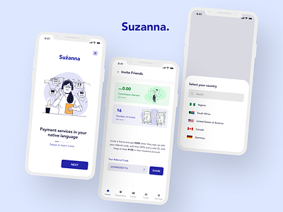 Suzanna - A Payment Service App(Fintech)