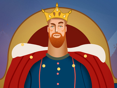 The King king royal vector