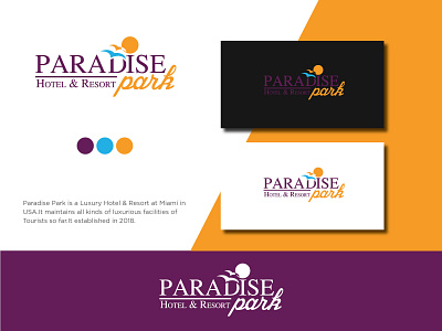 Hotel & Resort Logo beach holiday logo logo design paradise relax sea spa travel vacation villa