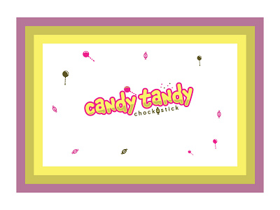 Candy Company Logo baby branding business candy chocolate concept food fun funny icon logo sweet