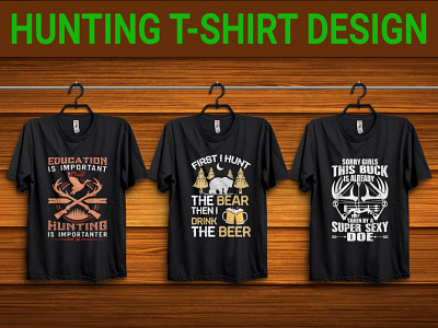 Hunting T-shirt design