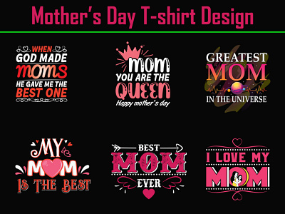 Mother s day T shirt design art branding design illustration love you mom modern mothers day mothers day gift card proud mom superhero typography vector vintage