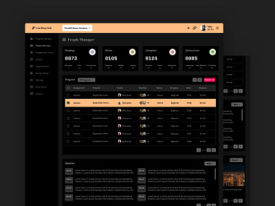 Coaching Hub People Manager - Night Version (in progress)