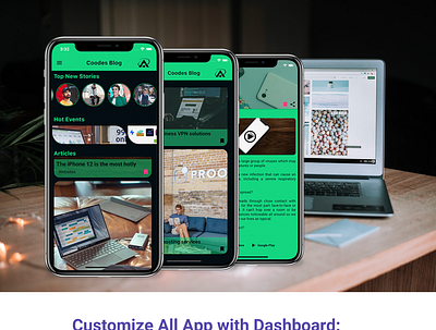 Flutter Blog App With Dashboard ios and android adobe xd android android app app careem dart design flutter ios ui