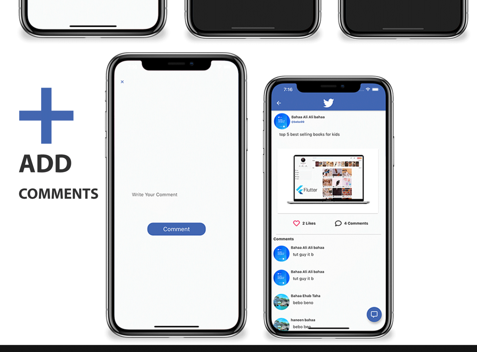 Flutter Social Media App with Dashboard by bahaa taha on Dribbble