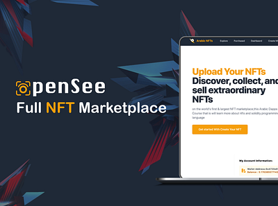 OpenSee Theme - Full Nft Blockchain Marketplace like Opensea adobe xd bitcoin blockchain nft solidity theme