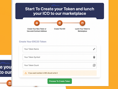 TokICO- Full Erc20 Tokens Ico Marketplace adobe xd blockchain nft ui web3