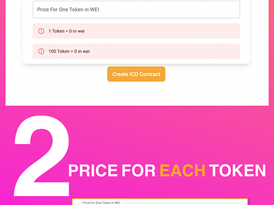 TokICO- Full Erc20 Tokens Ico Marketplace adobe xd branding nfts ui web3