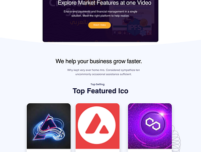 TokICO- Full Erc20 Tokens Ico Marketplace adobe xd design flutter illustration logo ui