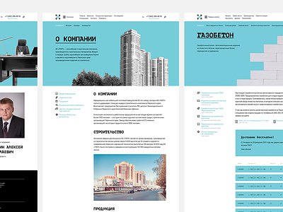 PZSP corporate website building corporate website icons perm reactive media realty ui ux web design yuriy ketov