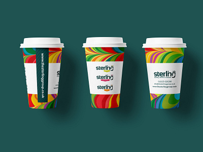 Paper Coffee Cup Design beverage branding bright coffee coffee cup colourful cups design drink fun graphic design illustration packaging packagingdesign
