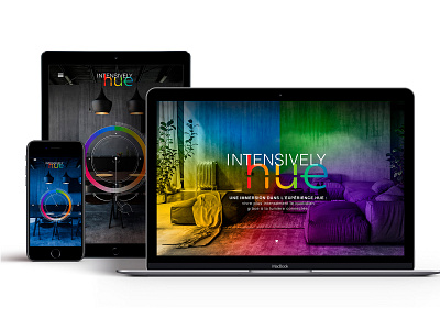 Philips - Intensively hue app design ui ux web website