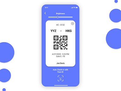 Boarding pass branding dailyui design flat minimal ui ux