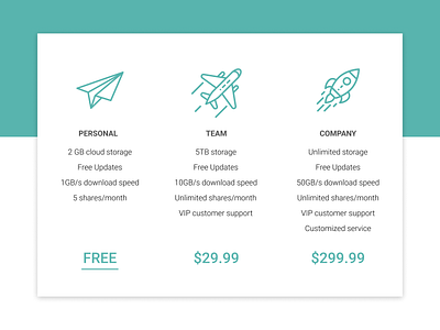 Pricing dailyui design minimal pricing page ui ux