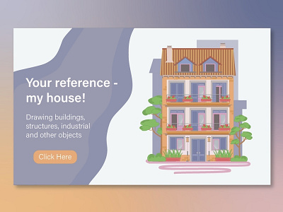 Your reference - my house architecture design arhitecture buildings house illustration illustrator reference vector