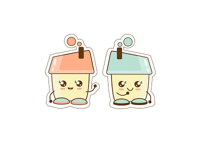 Stikers houses