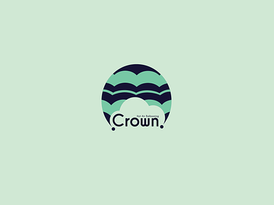 Crown Hot Air Ballooning LOGO V2 brand branding illustration illustrator logo logo design typogaphy