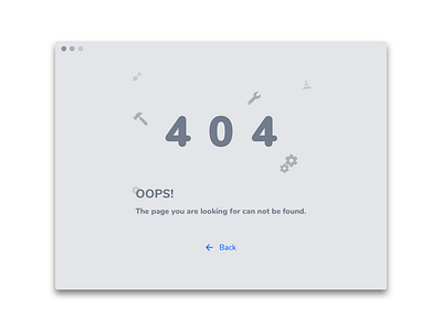 #DailyUI: 404 Page design ui