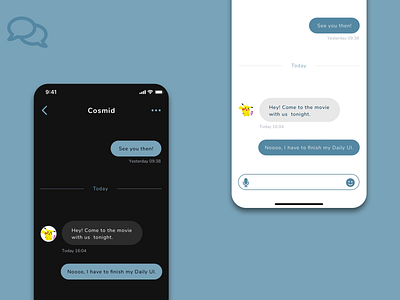 #DailyUI: Direct Messaging design ui