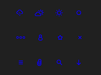 Icons - Block app colors design flat graphic icon illustration interface ui ux vector web website