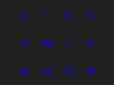 Icons - Block app colors design flat graphic icon illustration interaction interface minimal ui ux vector web website