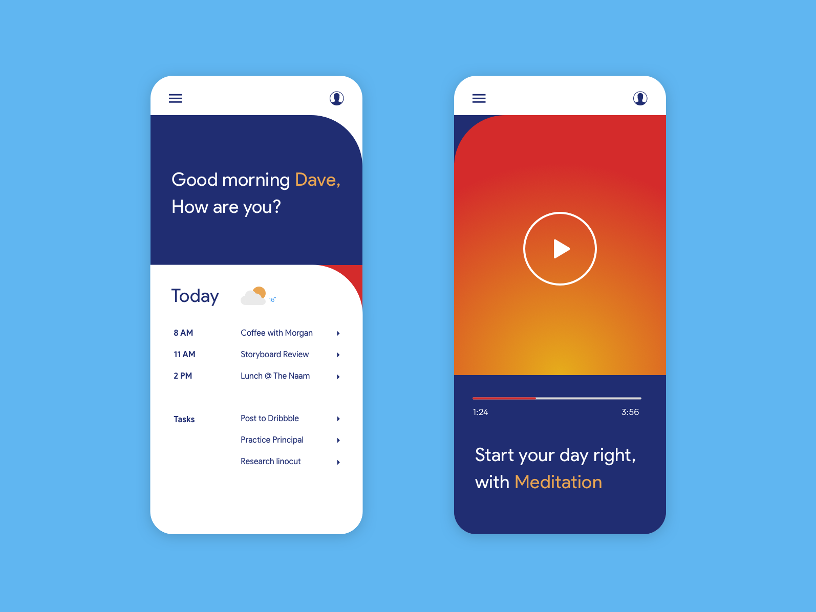 Personal Assistant by Dave Mullins on Dribbble