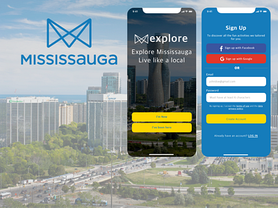 Mexplore - Explore Mississauga dailyui