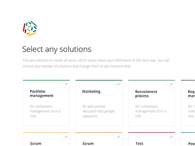 Start Screen agile clean kanban landing minimal scam targetprocess ui ux webdesign