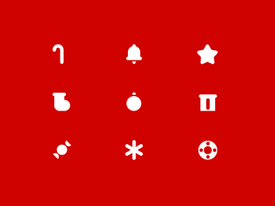 NY christmas icons iconset new year simple