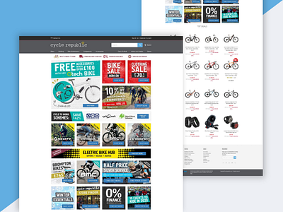 Cycle Republic Website Design