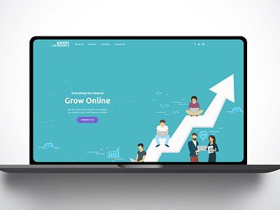 Unlocked growth webste landing page