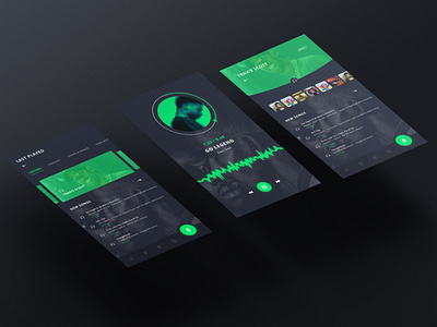 Audio player app design