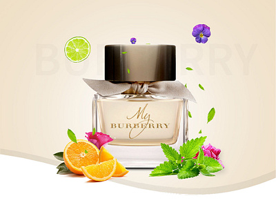 Burbery Perfume Design