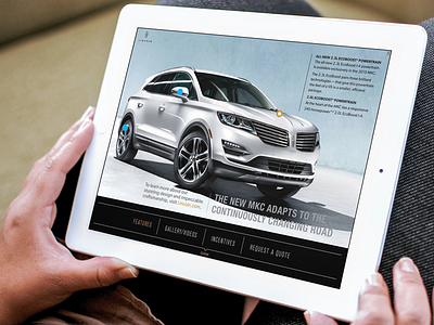 2015 Lincoln MKC: Rich-Media Tablet Ad Experience