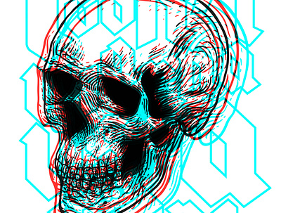 Skull me branding graphic design illustration