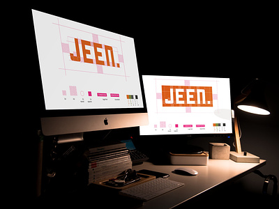 Corporate identity JEEN branding design graphic design logo