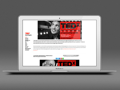 Website TEDx Arnhem The Netherlands